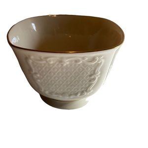 Lenox Gold Trimmed Candy Bowl